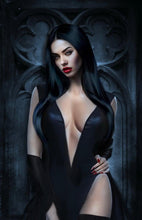 Load image into Gallery viewer, Morticia Addams Cosplay 3 Book Variant Set by Piper Rudich BooKoo Bear Babes