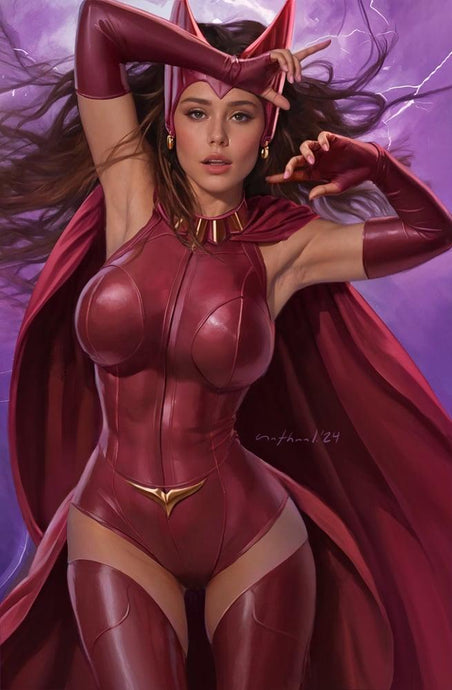 Scarlet Witch Cosplay 4 Book Set by Nathan Lorenzana BooKoo Bear babes Bear Claw Studios BooKooComix Excusive Set Limited to 100