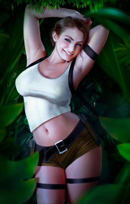 Tomb Raider Lara Croft Cosplay 4 Book Set by LARD BooKoo Babes Bear Claw Studios Limited to 100